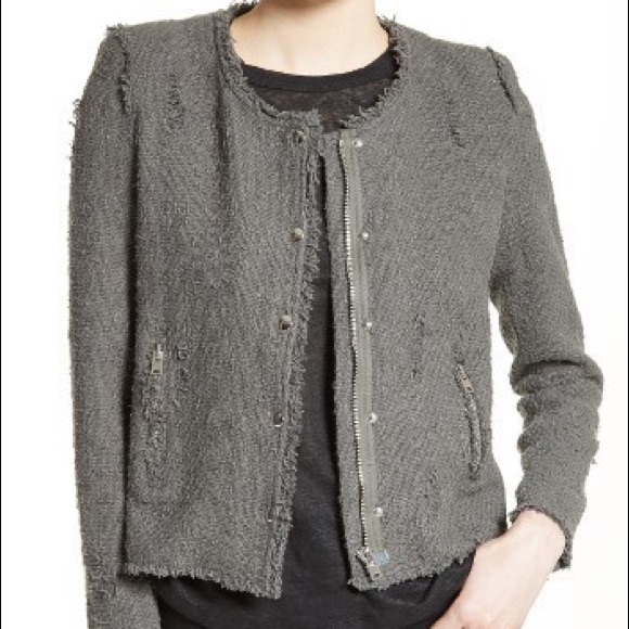 Iro Agnette grey jacket 38 - Picture 6 of 6